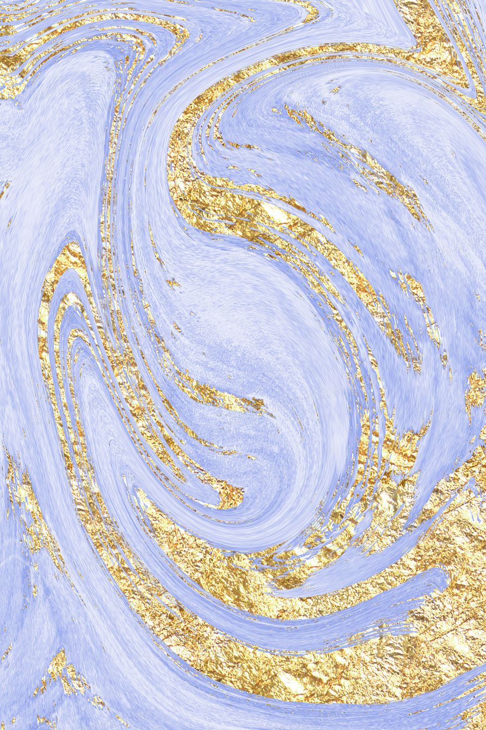 紫色鎏金渐变流体背景