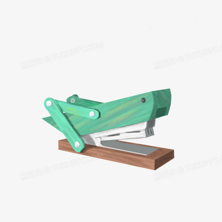 卡通手绘订书针免抠元素