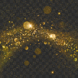 金色光点图片 金色光点素材 金色光点png大全下载 熊猫办公