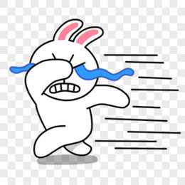 卡通q版女孩吐血搞笑表情包