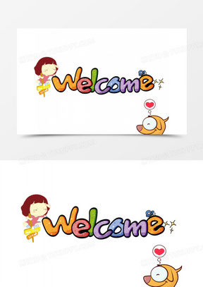 Welcome素材 Welcome图片 Welcome免费模板下载 熊猫办公