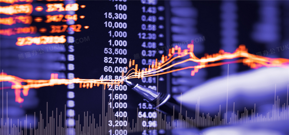 金融股票k线图背景背景图片素材免费下载_熊猫办公