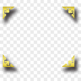 四角边框图片 四角边框素材 四角边框png大全下载 熊猫办公