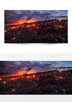 火山背景背景图片素材免费下载 熊猫办公