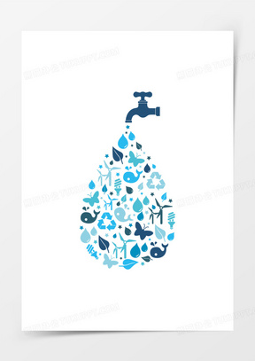 水滴图素材 水滴图图片 水滴图免费模板下载 熊猫办公
