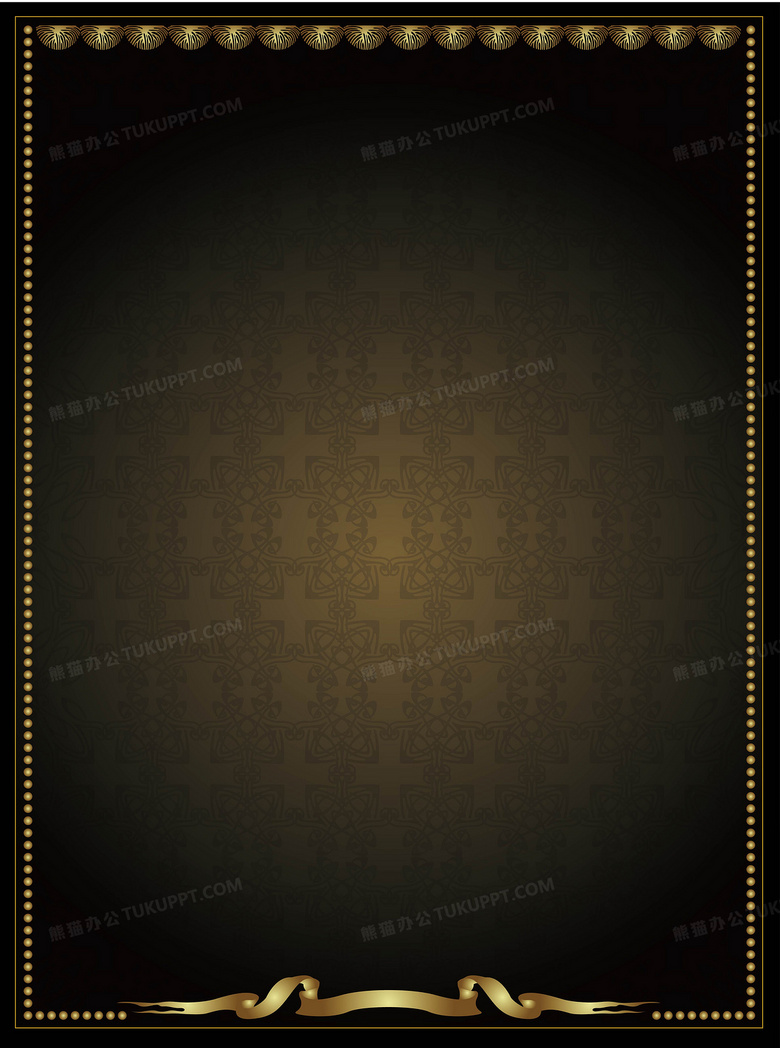 矢量金咖色大气欧式底纹背景素材背景图片素材免费下载 矢量背景 3860 5186像素 熊猫办公