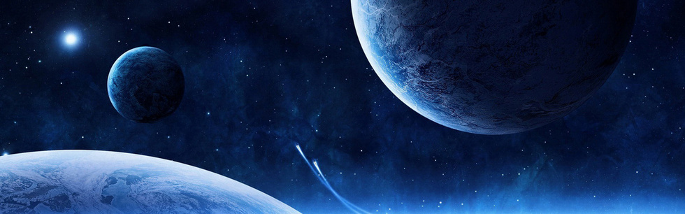 美妙太空星空背景背景图片素材免费下载_星空背景_1920*600像素
