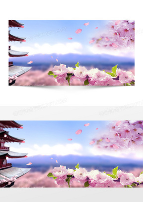 樱花节漫画背景背景图片素材免费下载 熊猫办公 樱花节漫画背景背景图片素材免费下载 熊猫办公