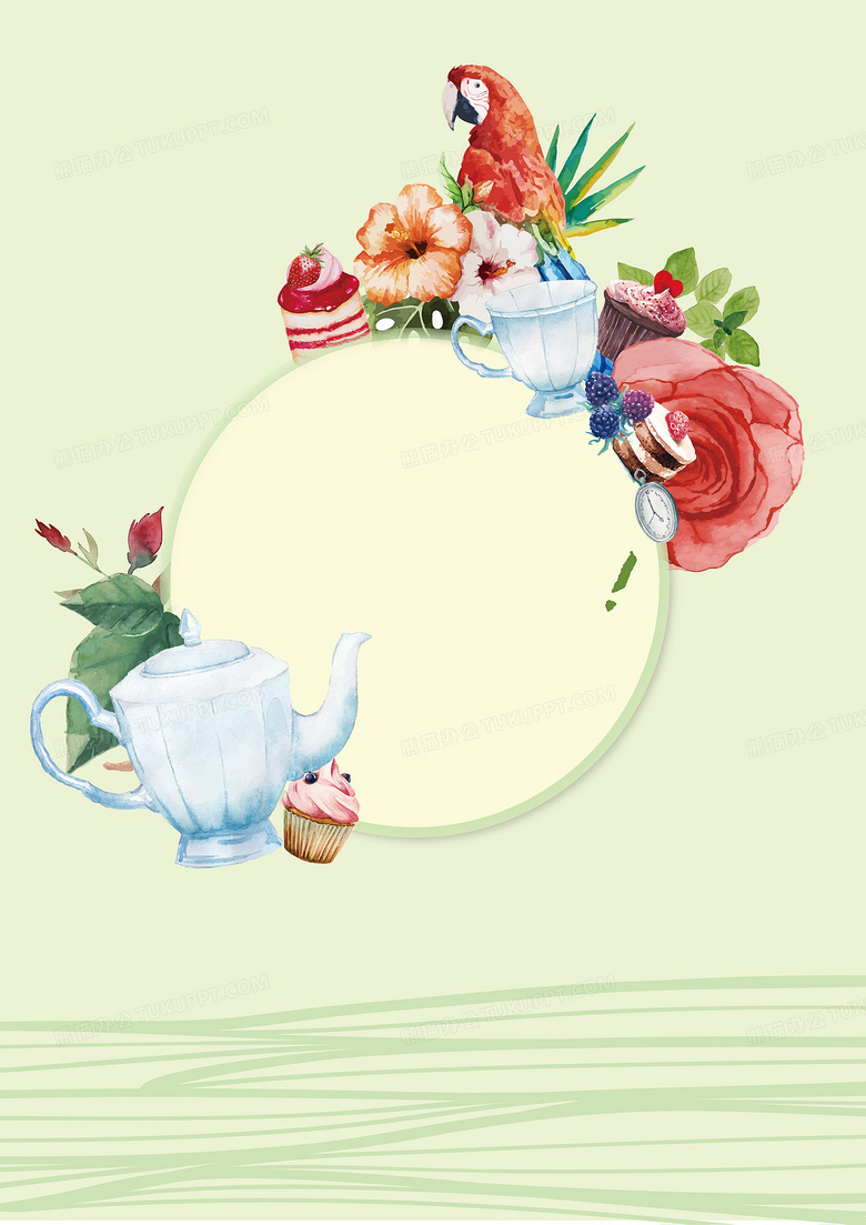 春的下午茶矢量背景背景图片素材免费下载 熊猫办公 春的下午茶矢量背景背景图片素材免费下载 熊猫办公