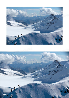 雪山背景 图片素材 高清雪山背景图片设计下载 熊猫办公