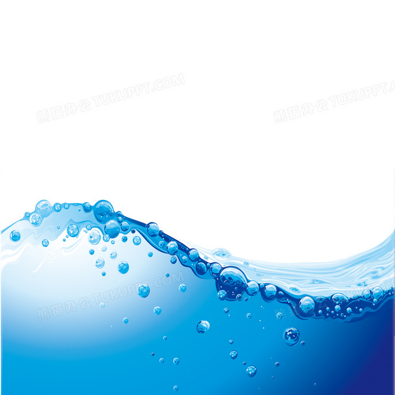 蓝色水背景背景图片素材免费下载 熊猫办公