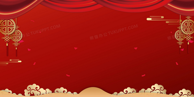 红色中国风新年背景背景图片素材免费下载 熊猫办公 红色中国风新年背景背景图片素材免费下载 熊猫办公