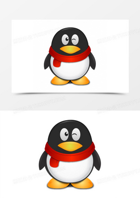 QQ企鹅素材_QQ企鹅图片_QQ企鹅素材图片下载_熊猫办公