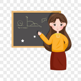 卡通语文老师要求上课默写元素