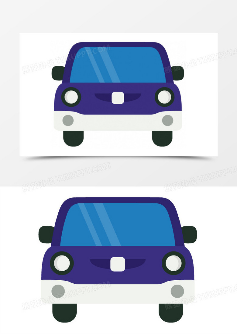 扁平化车辆设计矢量素材
