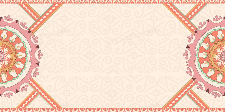 中国风花纹民族风彩色传统图案背景背景图片素材免费下载 中国背景 4724 2362像素 熊猫办公