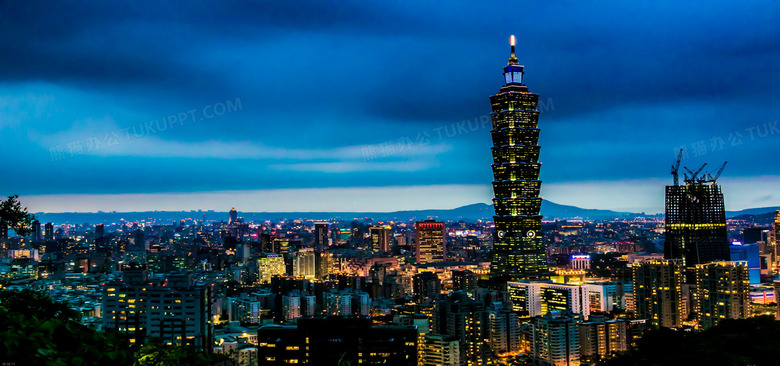 台北城市夜景背景背景图片素材免费下载 城市背景 19 900像素 熊猫办公