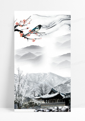 冬景素材 冬景图片 冬景免费模板下载 熊猫办公