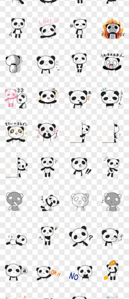 卖萌的熊猫表情