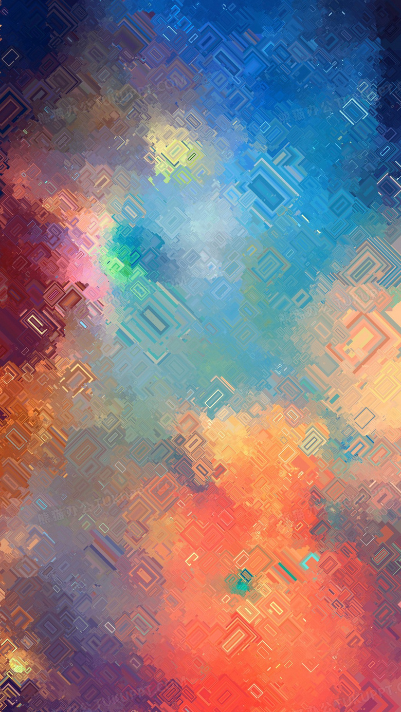 彩色天空ps滤镜效果h5背景背景图片素材免费下载_熊猫办公