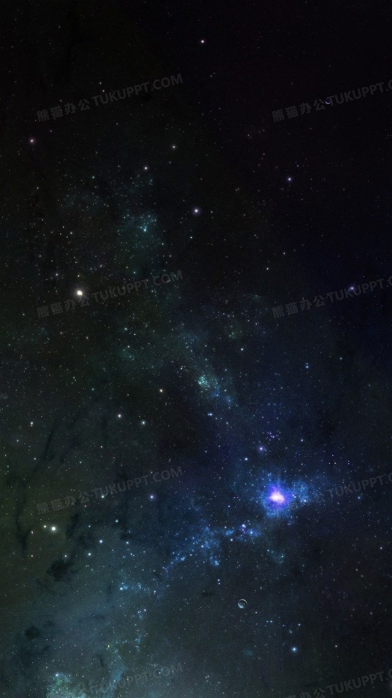 黑色星空h5背景背景图片素材免费下载 星空背景 1080 19像素 熊猫办公