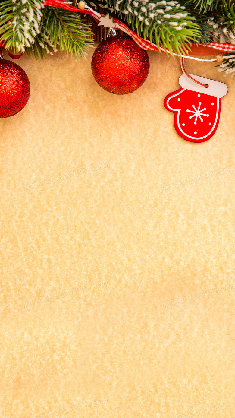 圣诞节圣诞球复古背景背景图片素材免费下载 熊猫办公