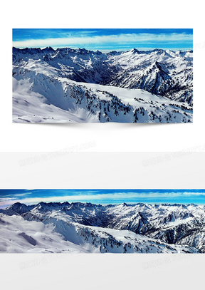 雪山背景素材 雪山背景图片 雪山背景素材图片下载 熊猫办公