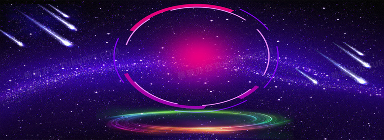 梦幻星空流星背景背景图片素材免费下载 熊猫办公