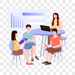 小组卡通图片_小组卡通素材_小组卡通PNG大全下载_熊猫办公