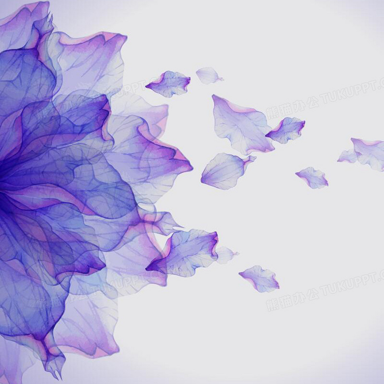 紫色水墨花朵背景图背景图片素材免费下载 紫色背景 800 800像素 熊猫办公