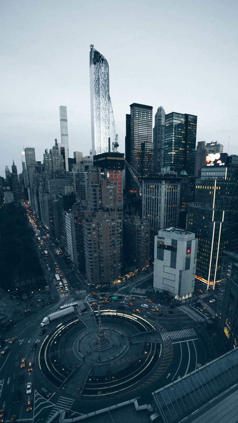 大气城市商务h5背景