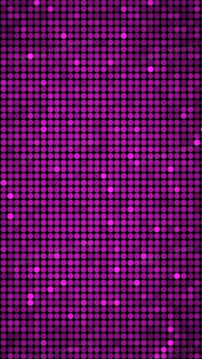 紫色立体圆点h5背景