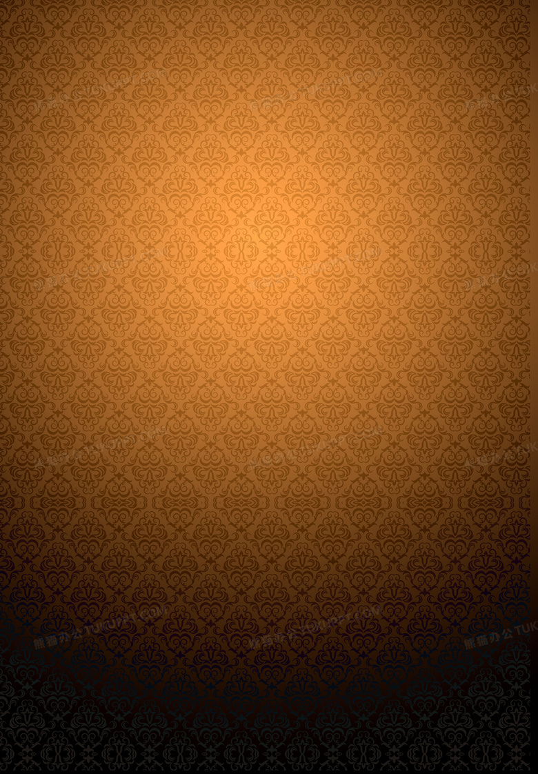暗金花纹背景背景图片素材免费下载 熊猫办公