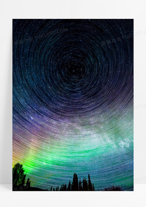 唯美星空极光背景图片素材免费下载 星空背景 19 8像素 熊猫办公