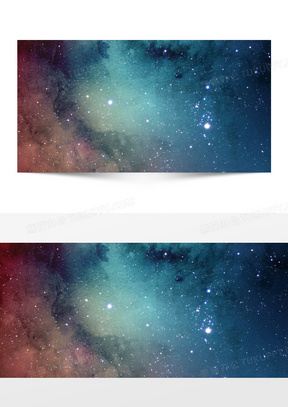 水彩星空素材 水彩星空图片 水彩星空免费模板下载 熊猫办公