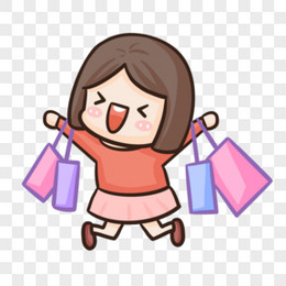 收藏 本作品全称为《卡通风女孩收钱开心表情包元素》,使用 adobe