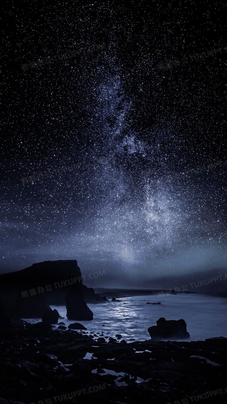 寂静的夜h5背景背景图片素材免费下载 熊猫办公