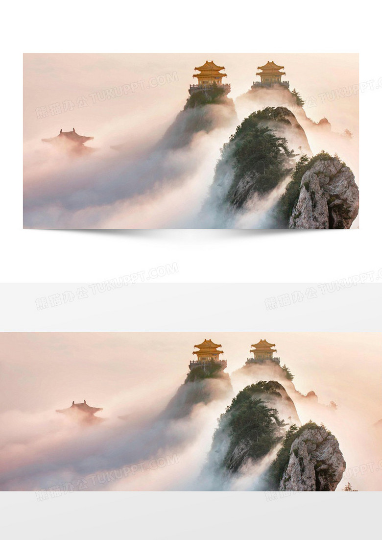 梦幻古城背景装饰