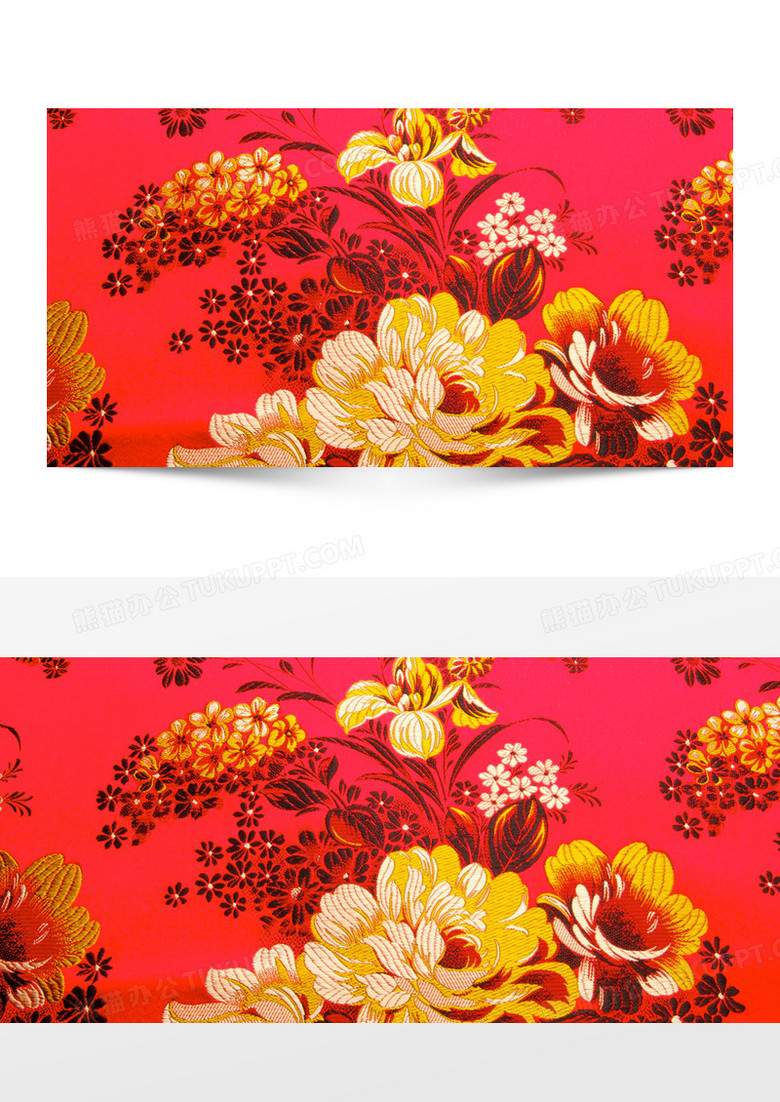 中国风民间刺绣背景图