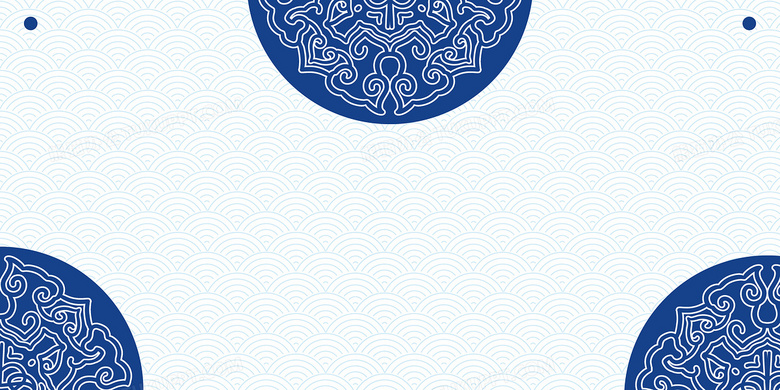 大气蓝色青花瓷背景背景图片素材免费下载 熊猫办公