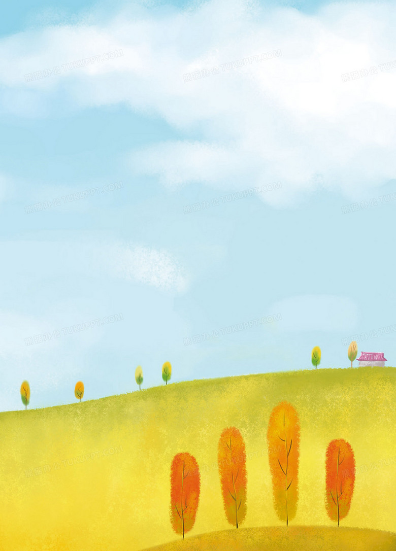 秋日的田野本子封面背景素材背景图片素材免费下载 封面背景 2256 3142像素 熊猫办公