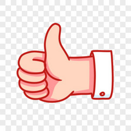 收藏 本作品全称为《卡通竖起大拇指点赞手势元素》,使用 adobe