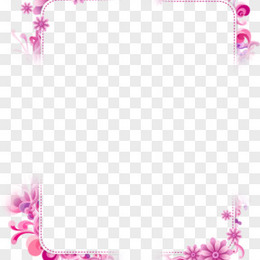 水彩花边框图片 水彩花边框素材 水彩花边框免费png大全下载 熊猫办公