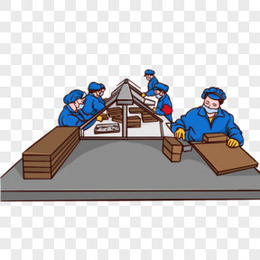 收藏 本作品全称为《卡通手绘工厂工人工作场景元素》,使用 adobe