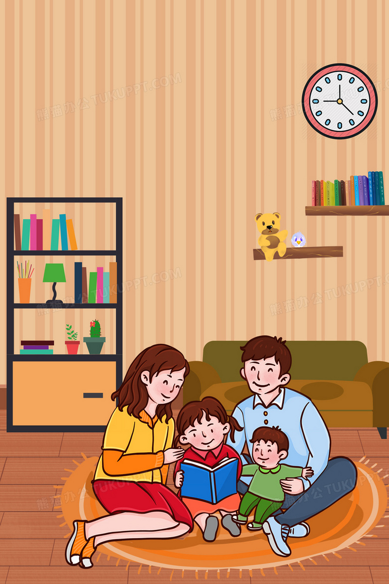 手绘卡通插画家庭教育背景背景图片素材免费下载 熊猫办公 手绘卡通插画家庭教育背景背景图片素材免费下载 熊猫办公