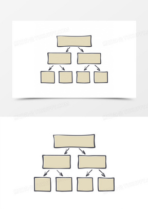 矢量PPT设计组织架构数据图标