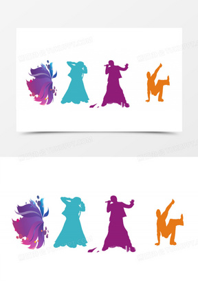 跳舞模板免费使用 288x407