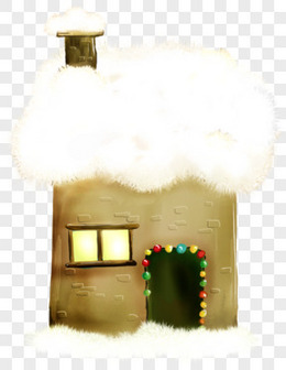 冬季房屋雪地图片