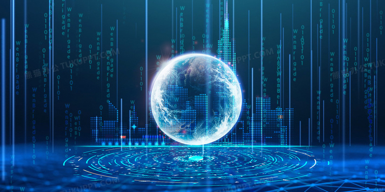 创意科技城市未来科技背景背景图片素材免费下载 熊猫办公