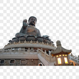 著名景点香港大屿山佛像png图片素材下载 景点png 熊猫办公